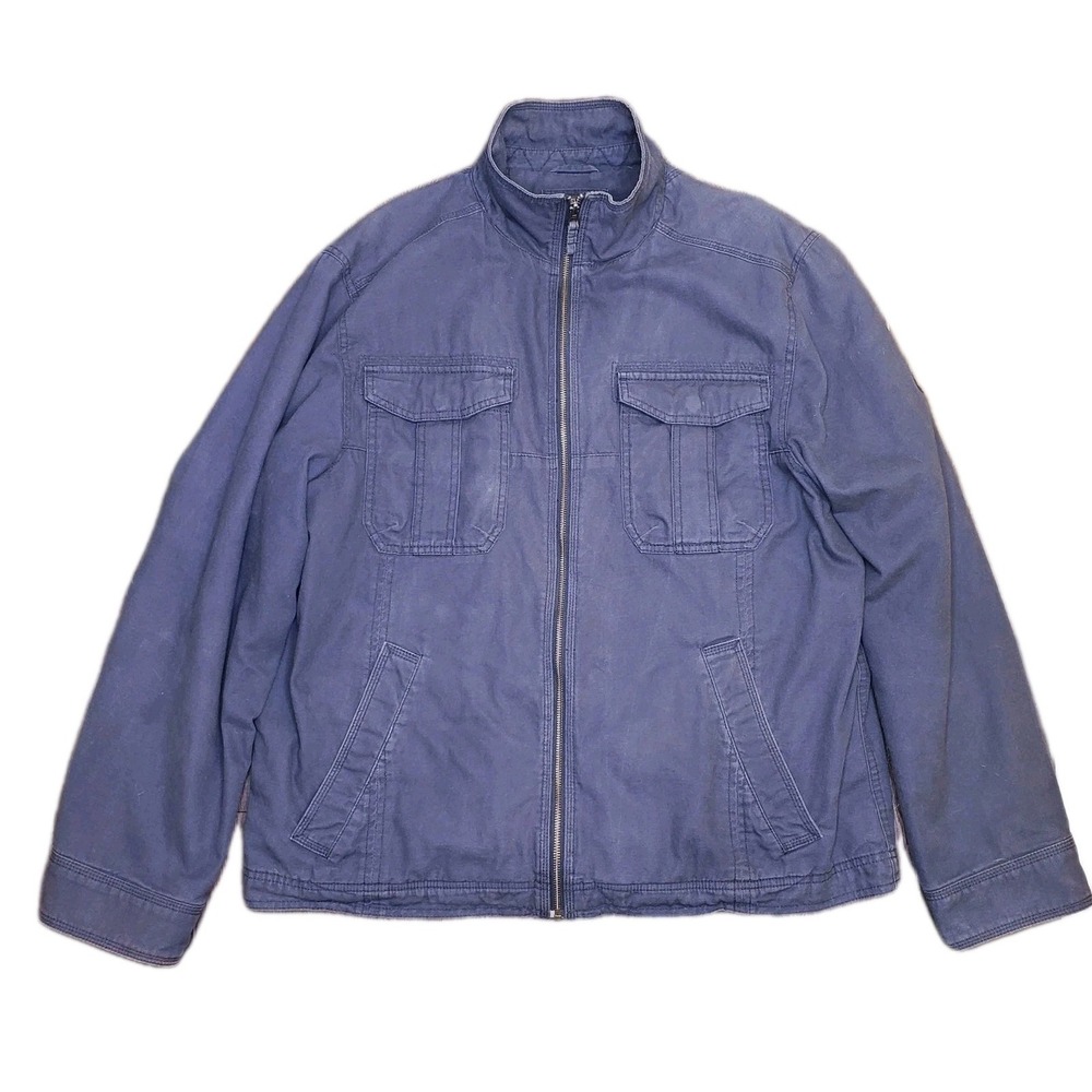 Timberland Dark Blue Canvas Barn Chore Jacket Men's XL